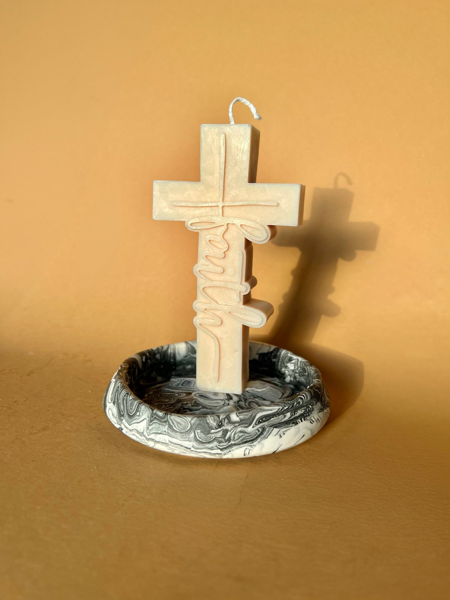 Motivkerze „Kreuz“